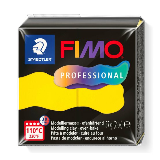 Fimo Professional True Yellow Modelling Clay 57g