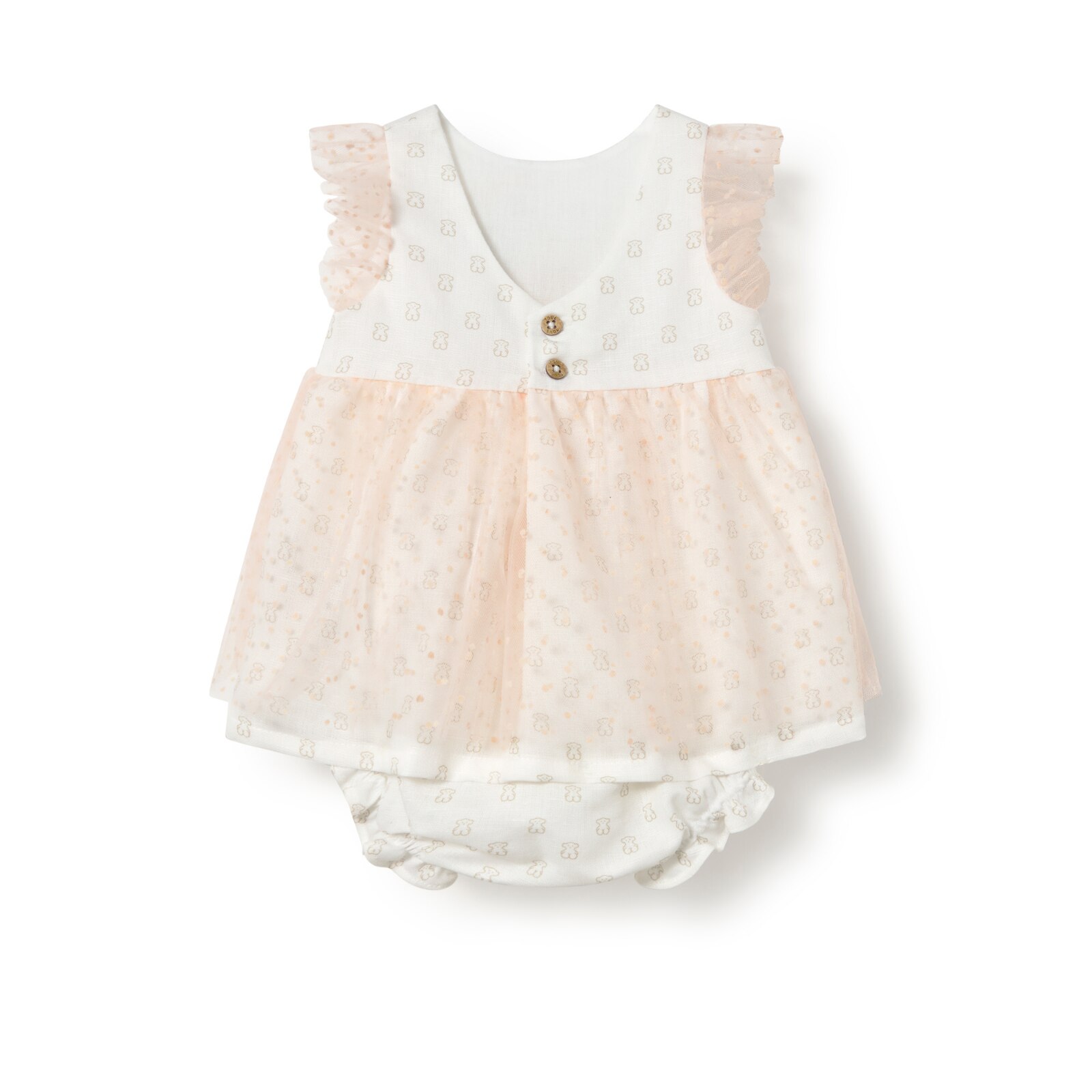 Vestido de bebé niña Arena único