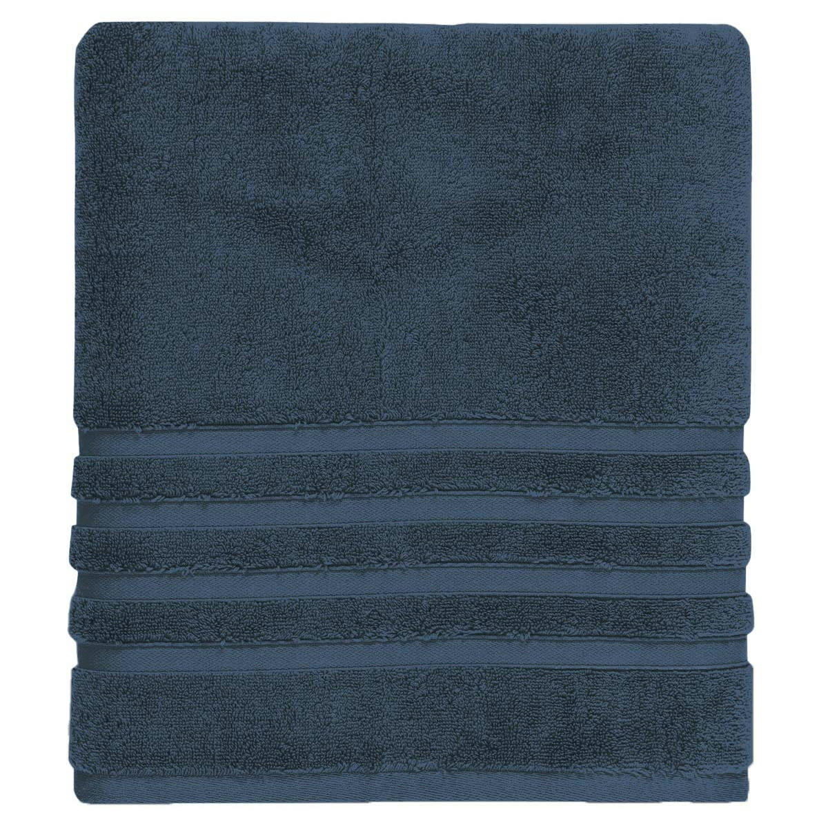 SENSILK - Serviette de toilette 600 gr/m²  indigo 50x100 cm