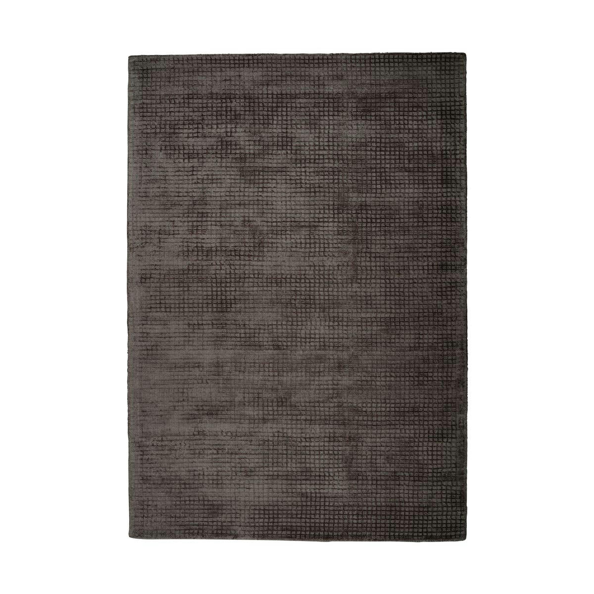 BRIDGET - Tapis moderne fait main en Viscose Marron foncé 200x290 cm