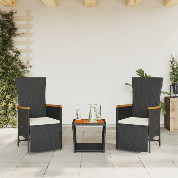 Zestaw mebli ogrodowych szary stolik krzesła do restauracji ogrodu balkon