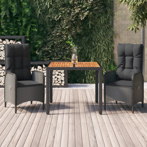 Zestaw Mebli Ogrodowych Stół Krzesła Rattan Poduszki Do Ogrodu Na Patio