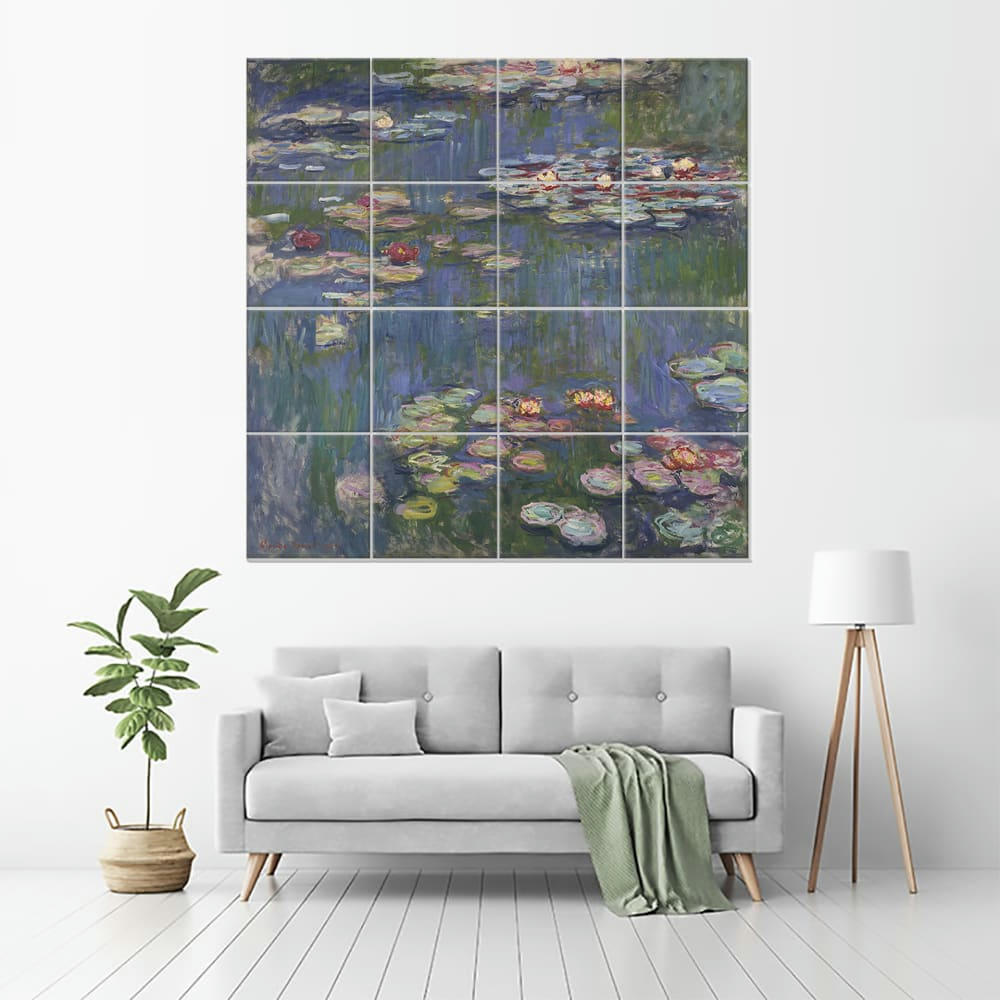 - Tableau Nymphéas - Claude Monet 200x200cm