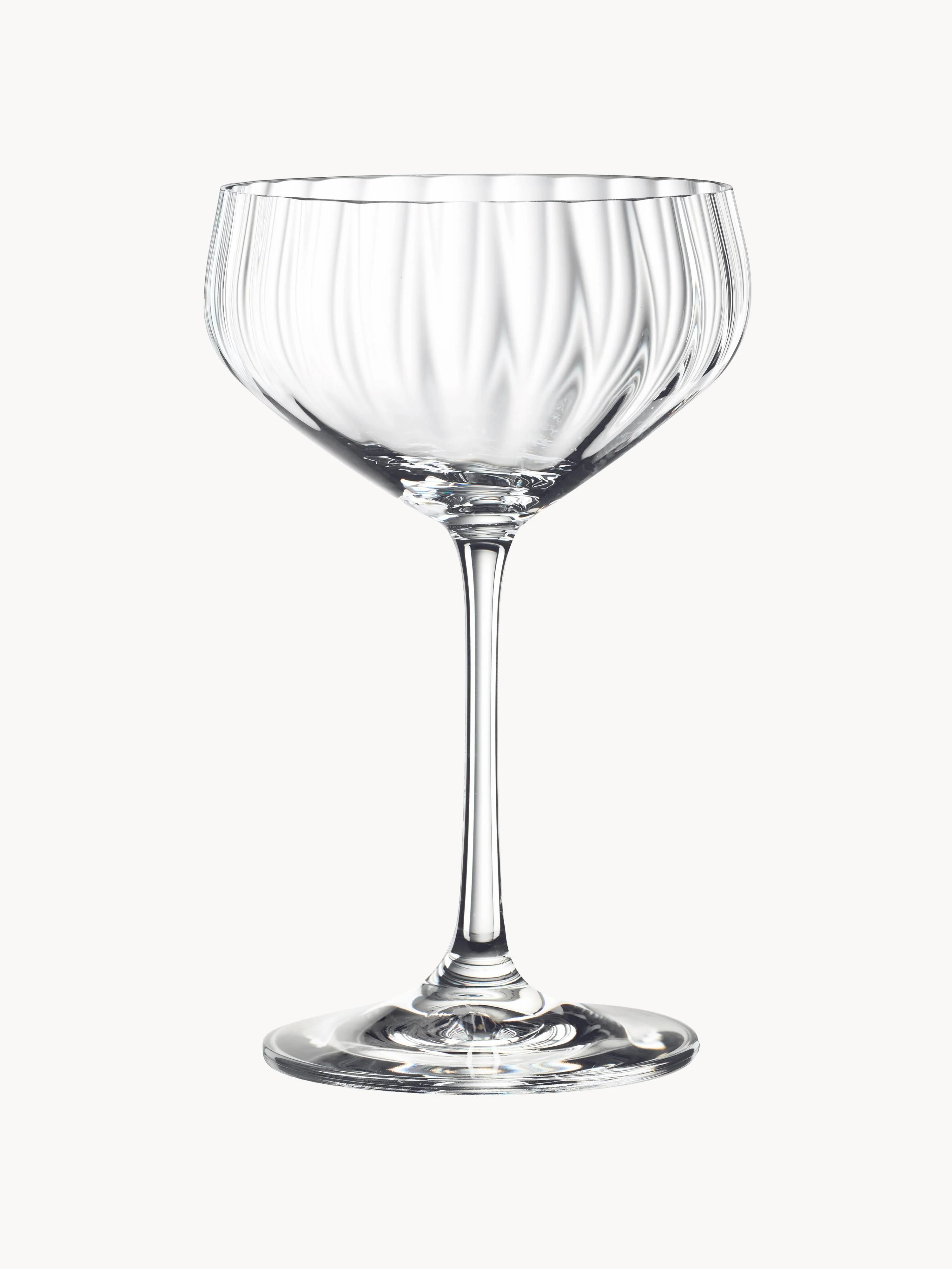 Kristall-Champagnerschalen Life Style, 4er-Set