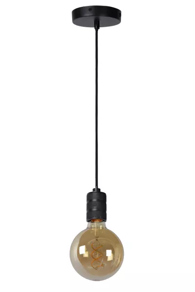 Lampa wisząca czarna JOVA 1xE27x60W wym: 160x4,6x4,6 cm Lucide