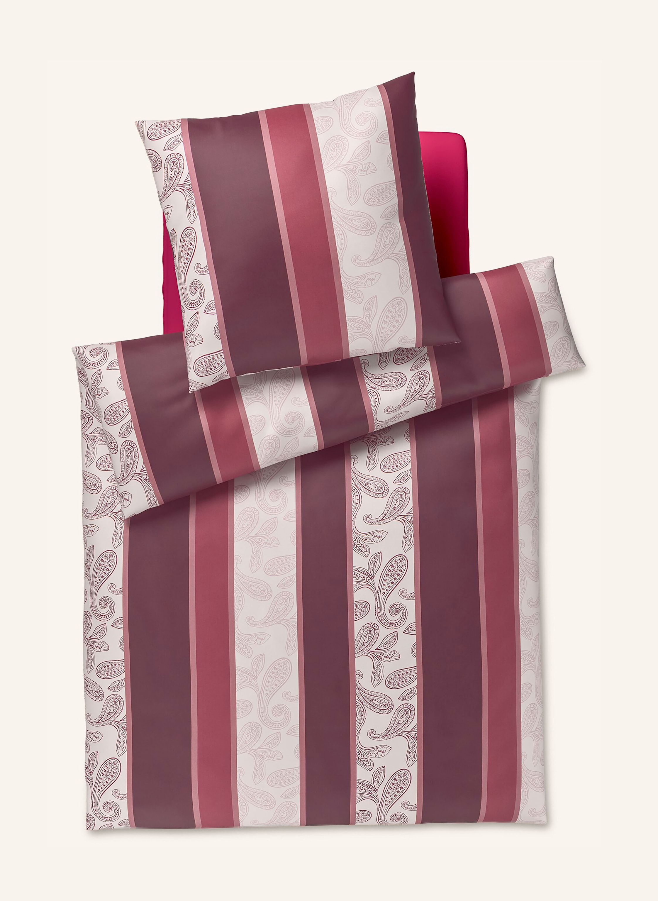 JOOP! Bettwäsche JOOP! PAISLEY STRIPES