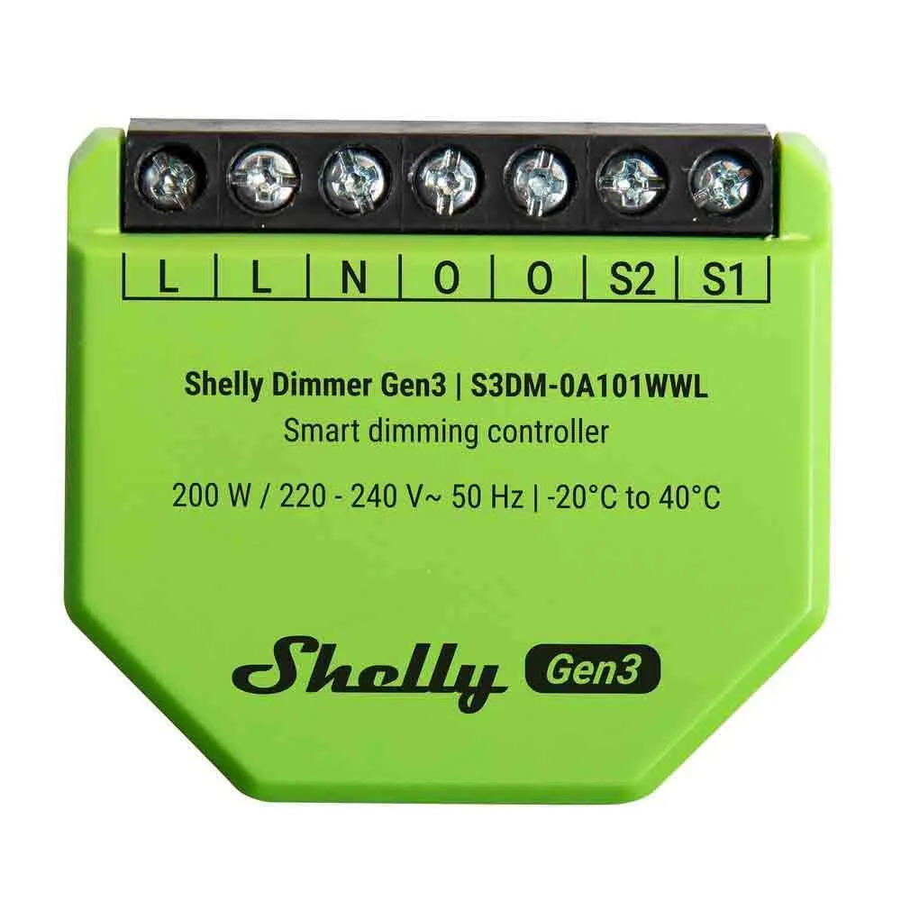 Shelly Dimmer Gen 3 smart switch