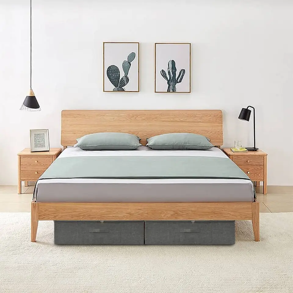 vidaXL - Opbergbox Opbergboxen - Antraciet - Stof