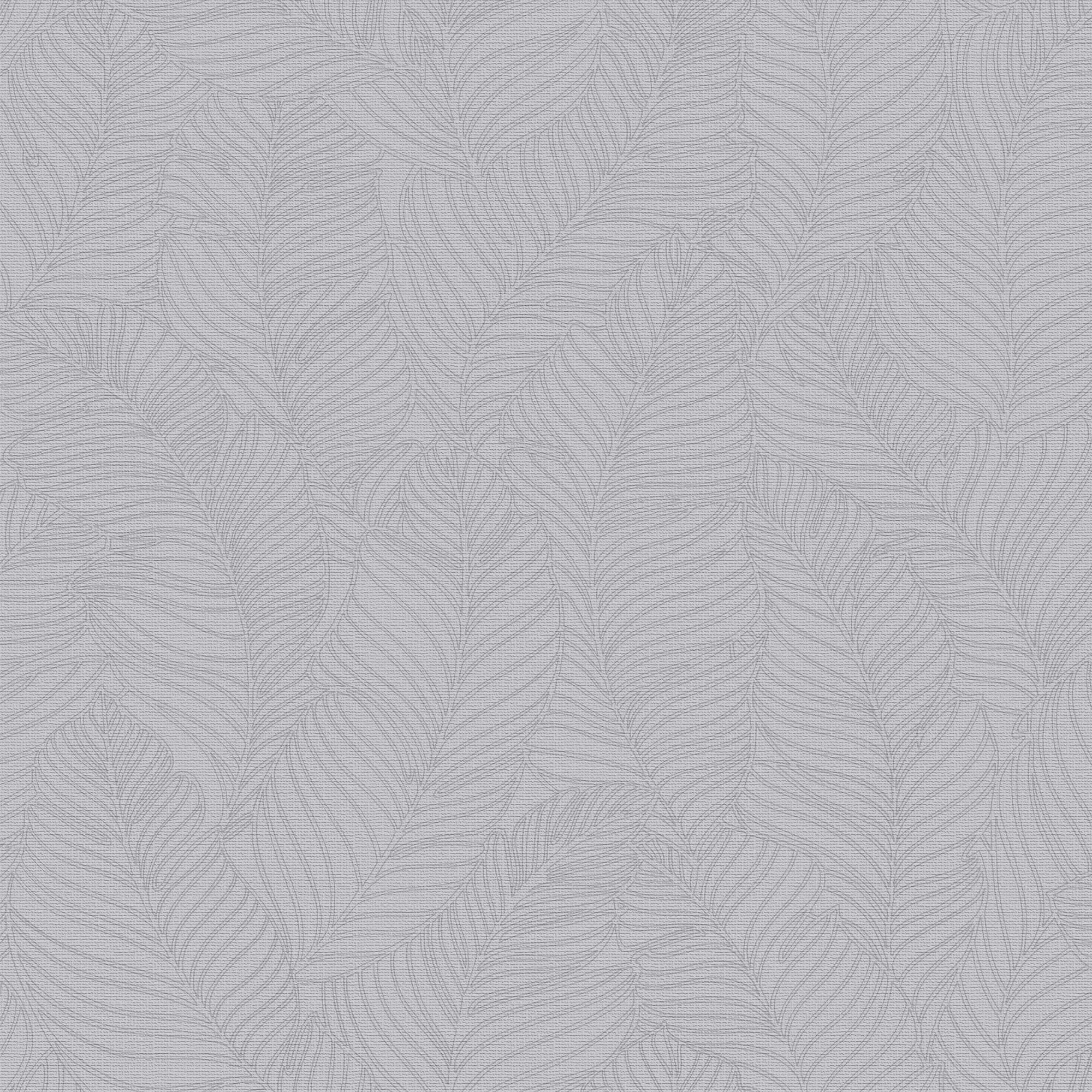 - papier peint blad all over gris 1005x52cm