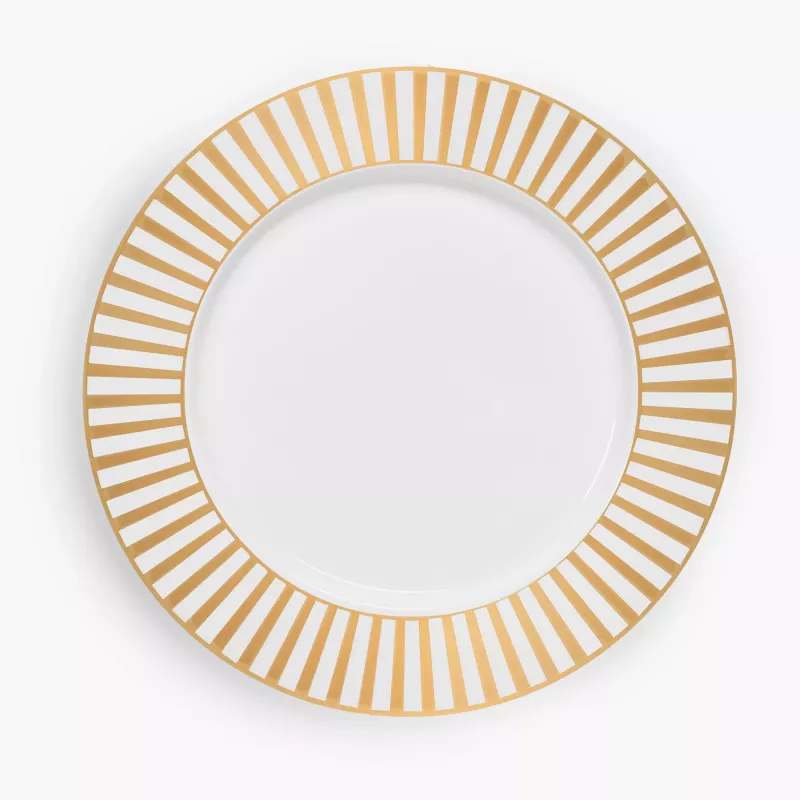 Talerz śniadaniowy DUKA GOLD 20 cm porcelanowy