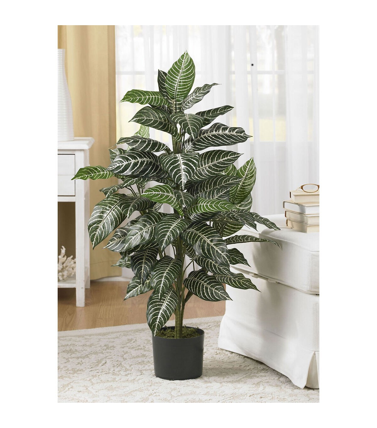 Nearly Natural Zebra Silk Plant