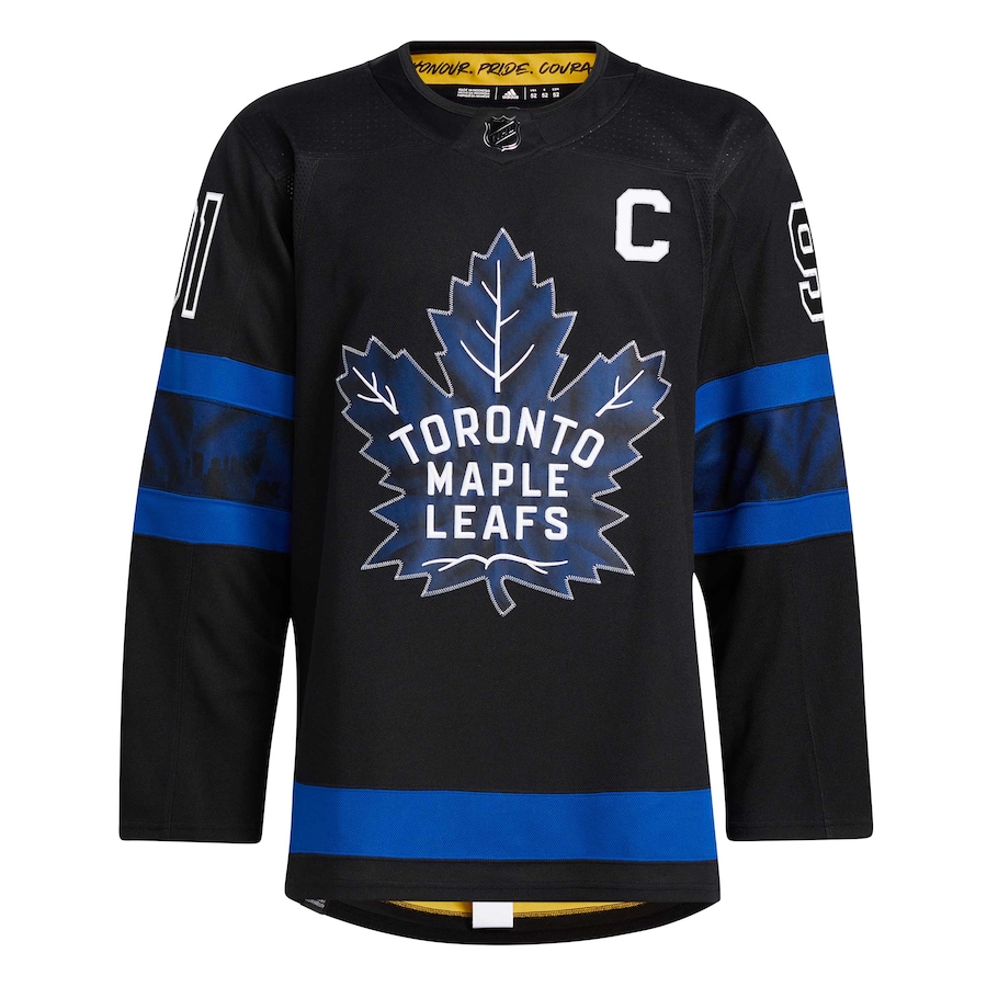John Tavares Toronto Maple Leafs adidas Alternate Captain Patch Authentic Pro Player - Jersey - Black
