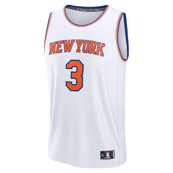Josh Hart New York Knicks  Fast Break Replica Player Jersey - Association Edition - White