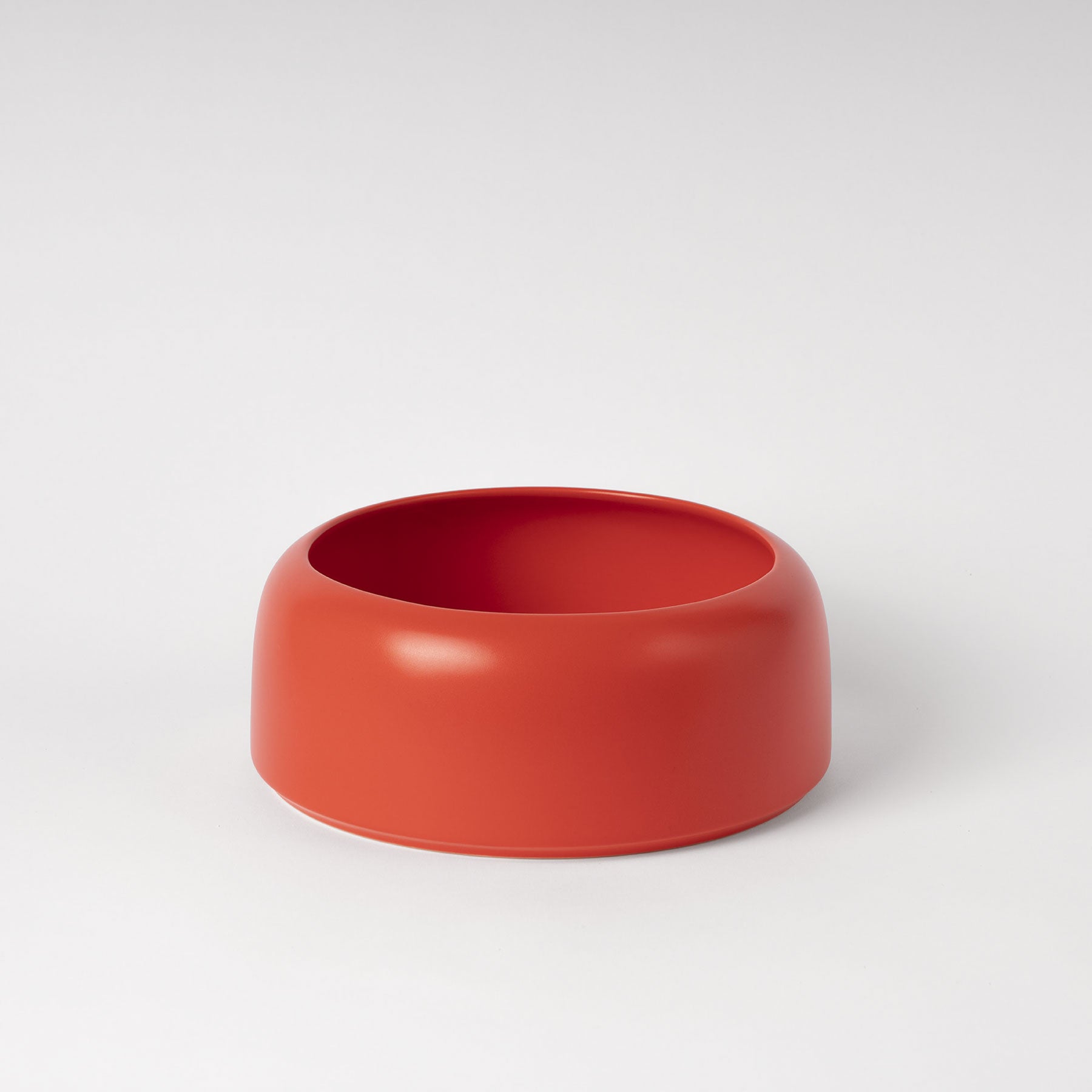 Strong Coral Rounded Rim Decorative Bowl
