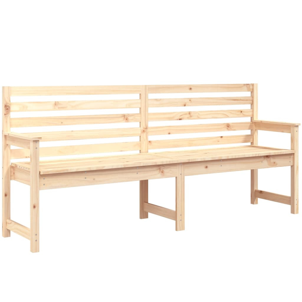 ławka ogrodowa Brąz 203.5 x 48 x 91.5 cm Drewno vidaXL