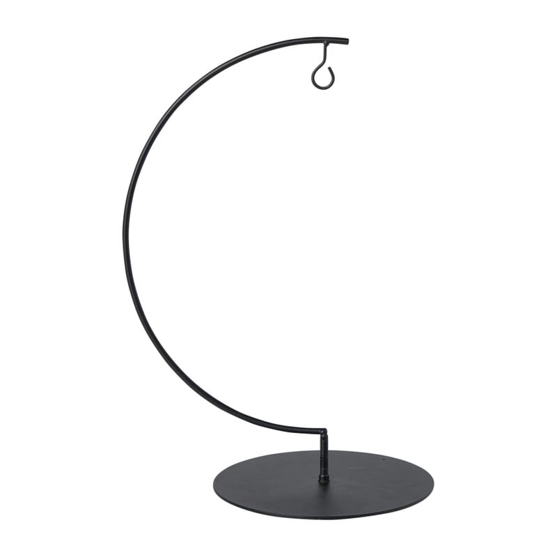 Standaard voor tuinlantaarn - zwart - 40x28x20 cm