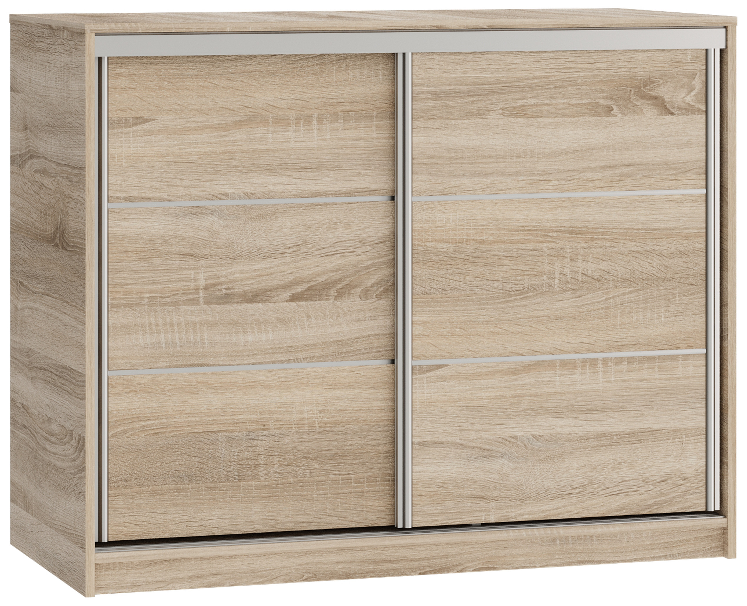 Komoda z drzwiami przesuwnymi 120 cm TOP dąb sonoma