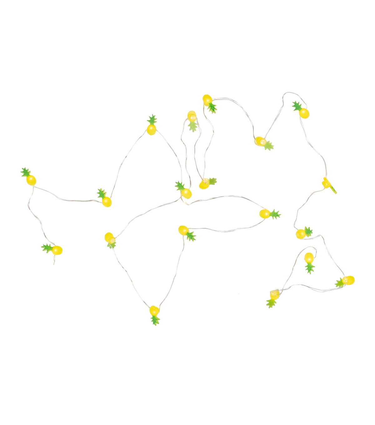 Northlight 10-Count LED Yellow and Green Pineapple Fairy Lights