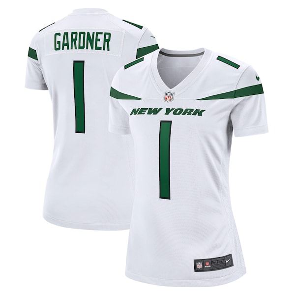 Ahmad Sauce Gardner New York Jets Nike Women's Player Jersey - White/Green