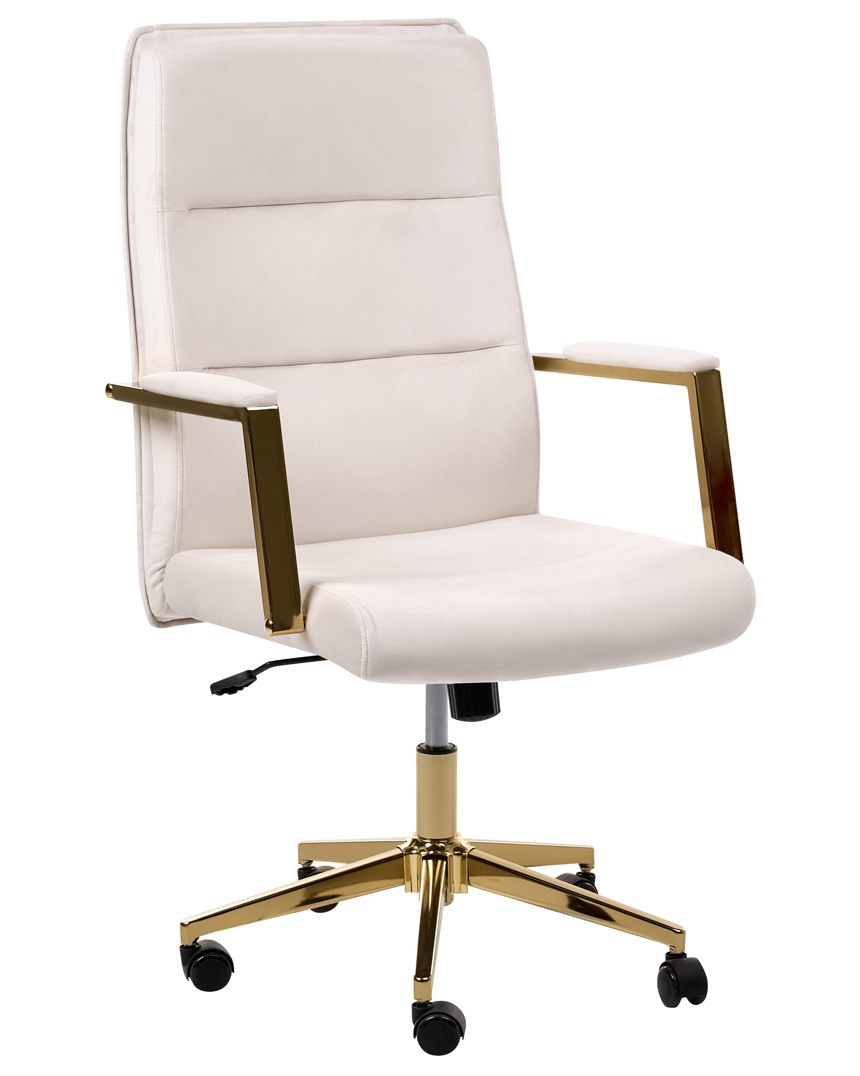 Executive Chair DEMURE Velvet Light Beige