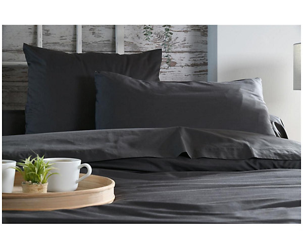 1 Taie d'oreiller percale de coton uni Elysee