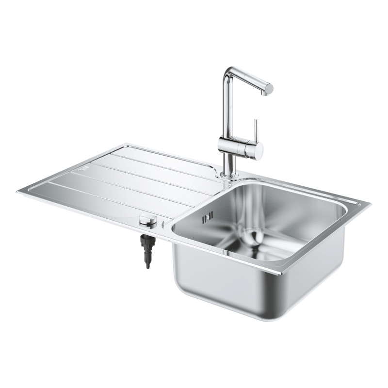 Évier de cuisine à encastrer K500 avec mitigeur Minta chrome GROHE