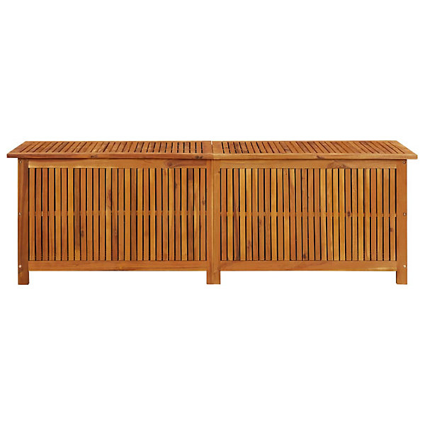 Coffre boîte meuble de jardin rangement bois Helloshop26
