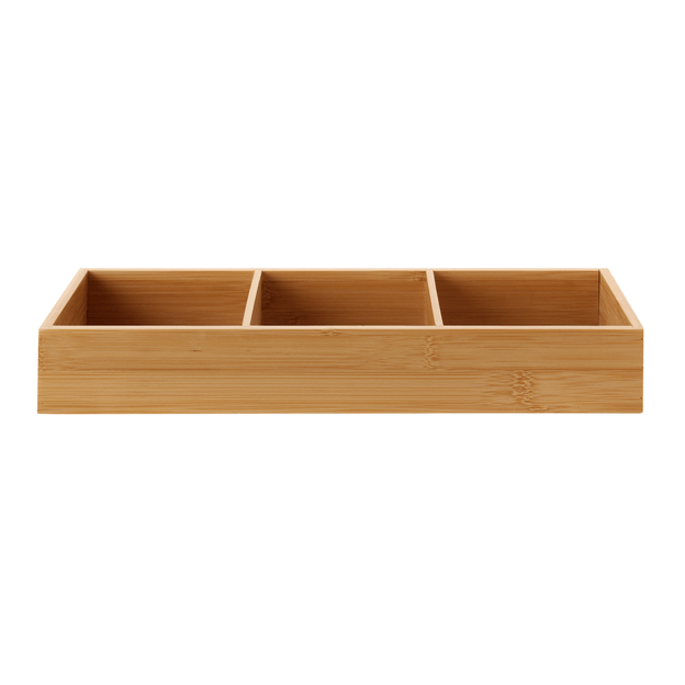 ORGANIZADOR 38 CM X 15 CM 3 DIVISÓRIAS BAMBOO