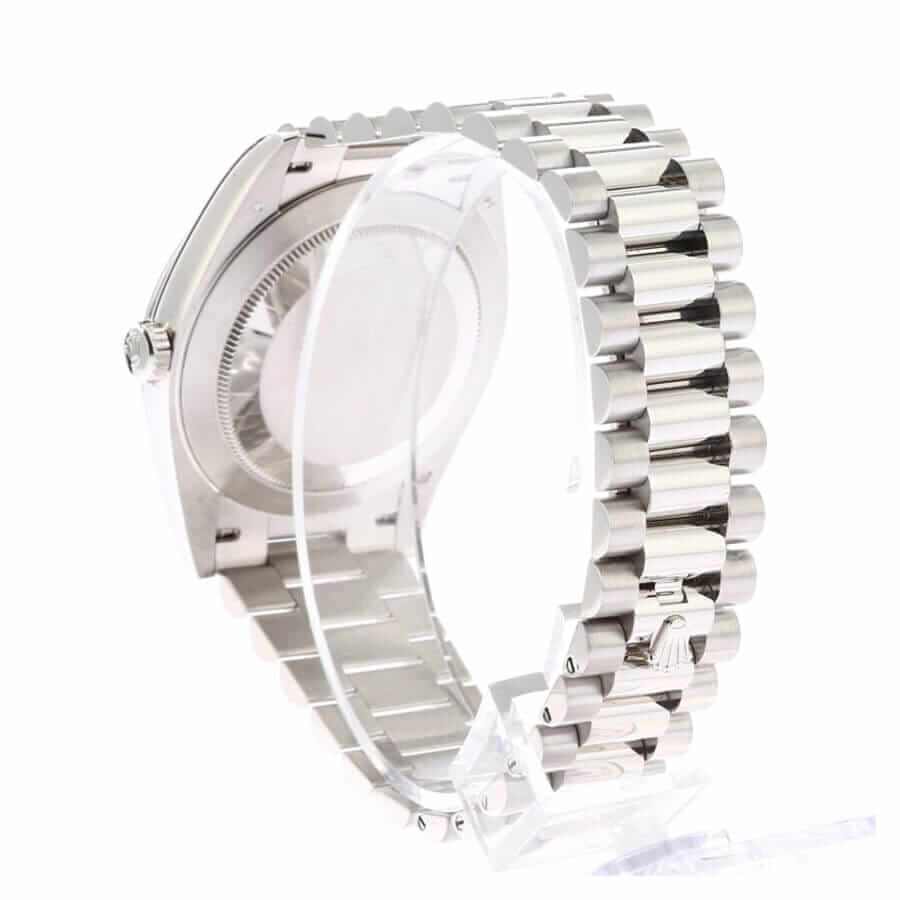 Rolex Day-Date 228206 “Ice Blue Baguette” Premium Duplicate