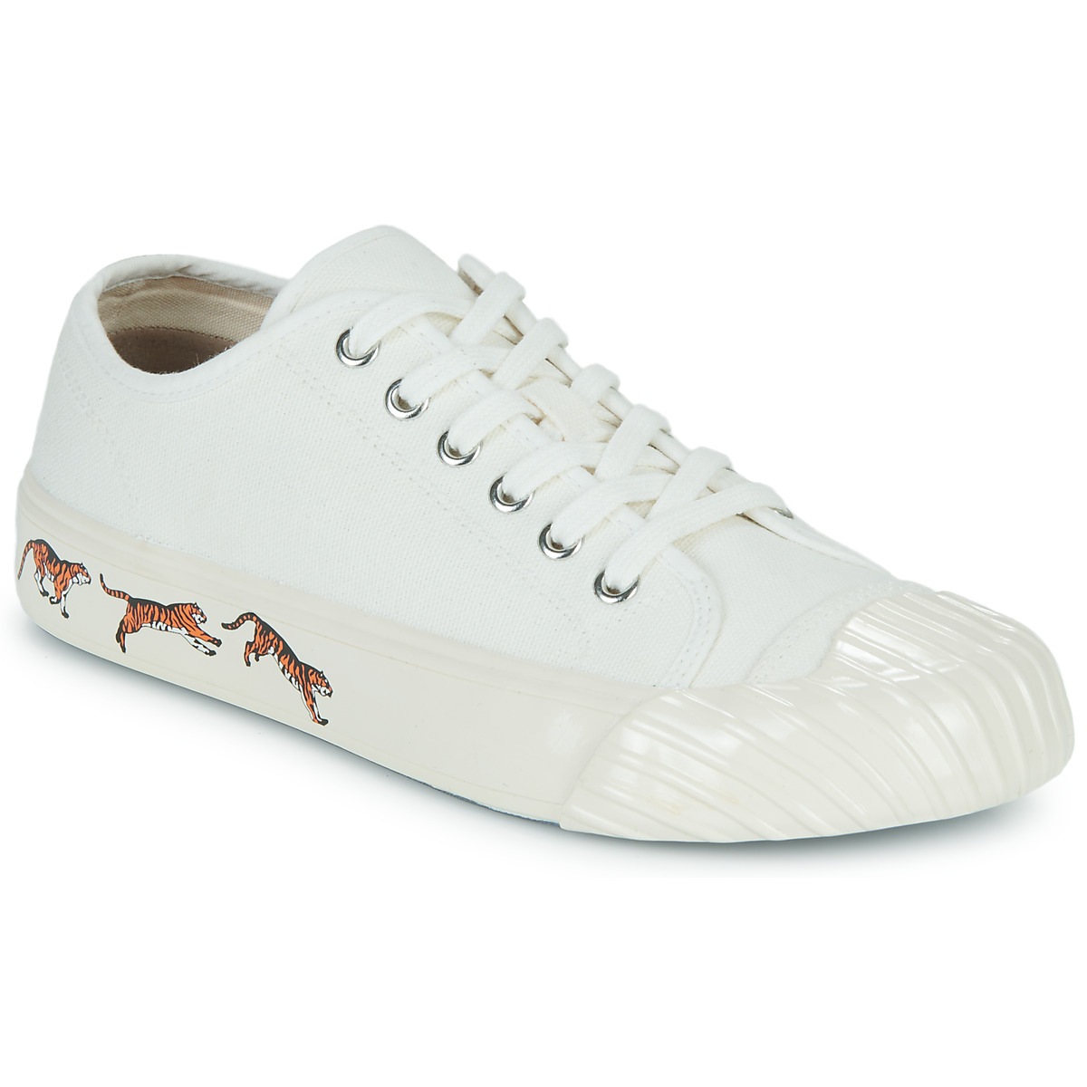 Kenzo - KENZOSCHOOL LOW TOP SNEAKERS - White
