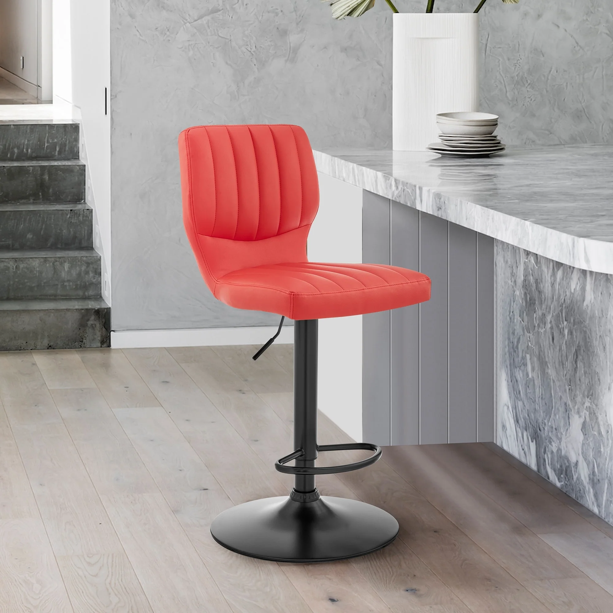 Bardot 25 Adjustable Swivel Bar Stool