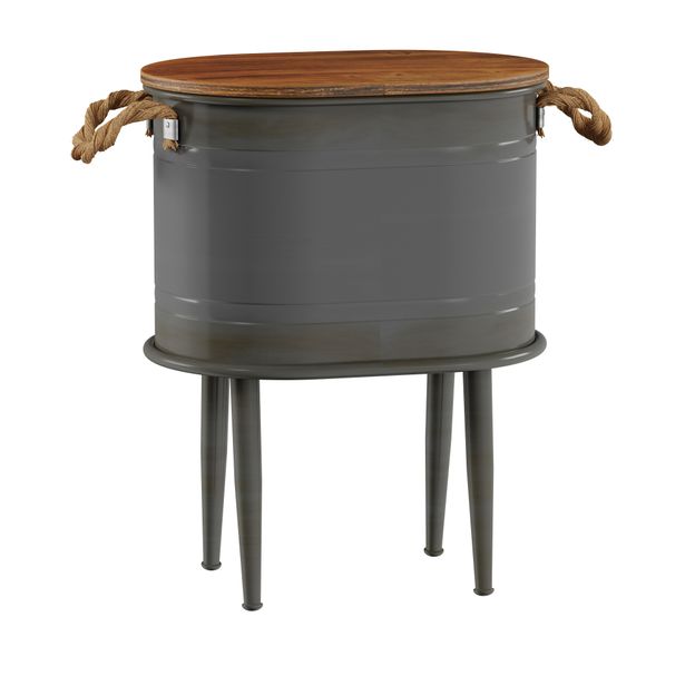 MESA LATERAL/BAÚ 38 CM X 27 CM CONTAINER