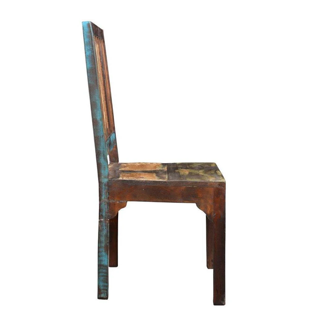 Timbergirl Multicolor Chair -Set of 2 - 40H x 18W x 18L