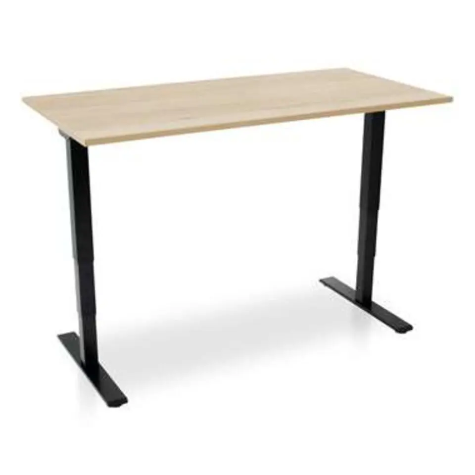 MRC COMFORT elektrisch zit sta bureau - 160x80 - robuust eiken