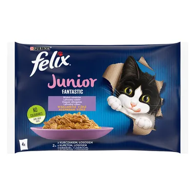Felix Junior Fantastic Pouches 4 x 85g