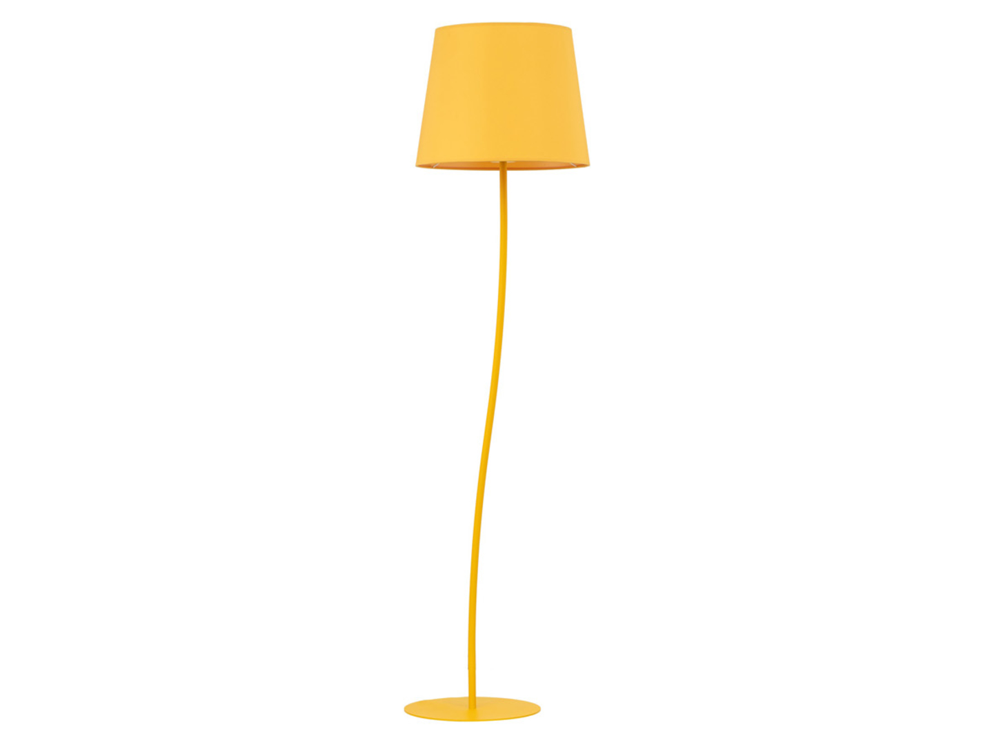 Lampa podłogowa Nicola metalowa żółta