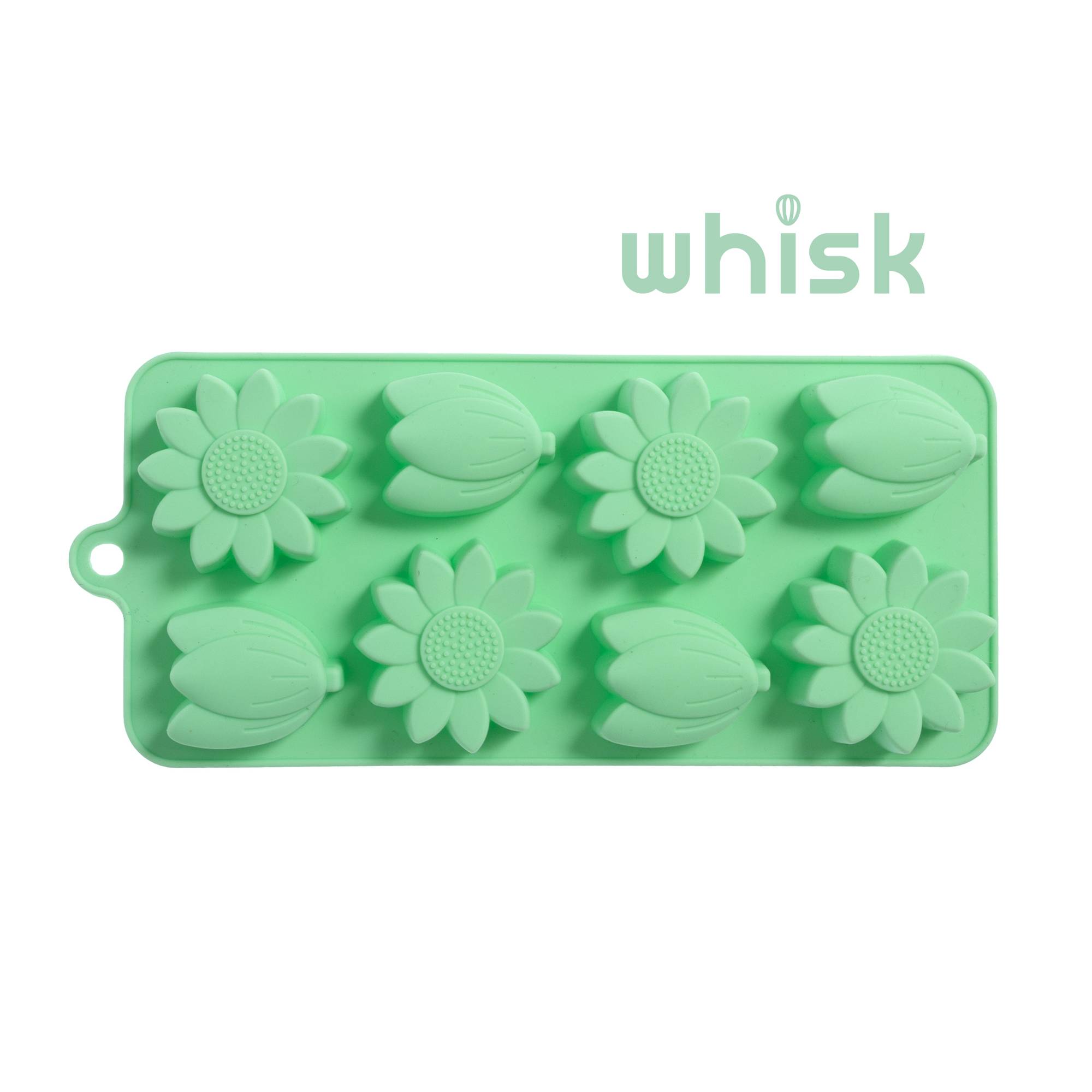 Whisk Assorted Flower Silicone Candy Mould 8 Wells