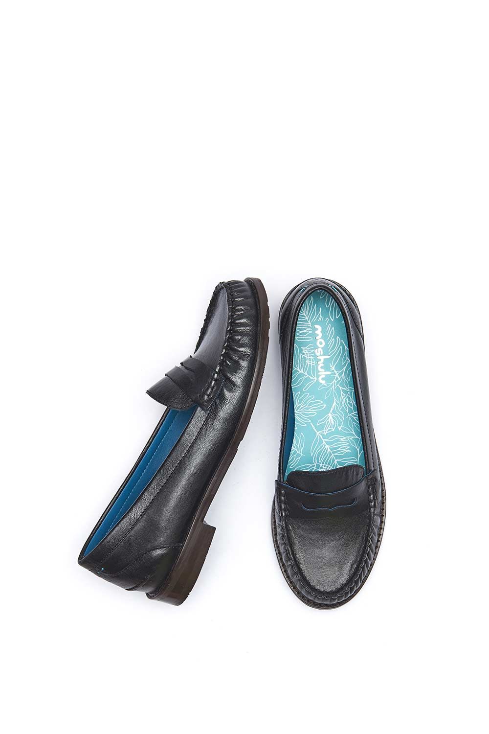 Moshulu Petrel Leather' Leather Penny Loafers