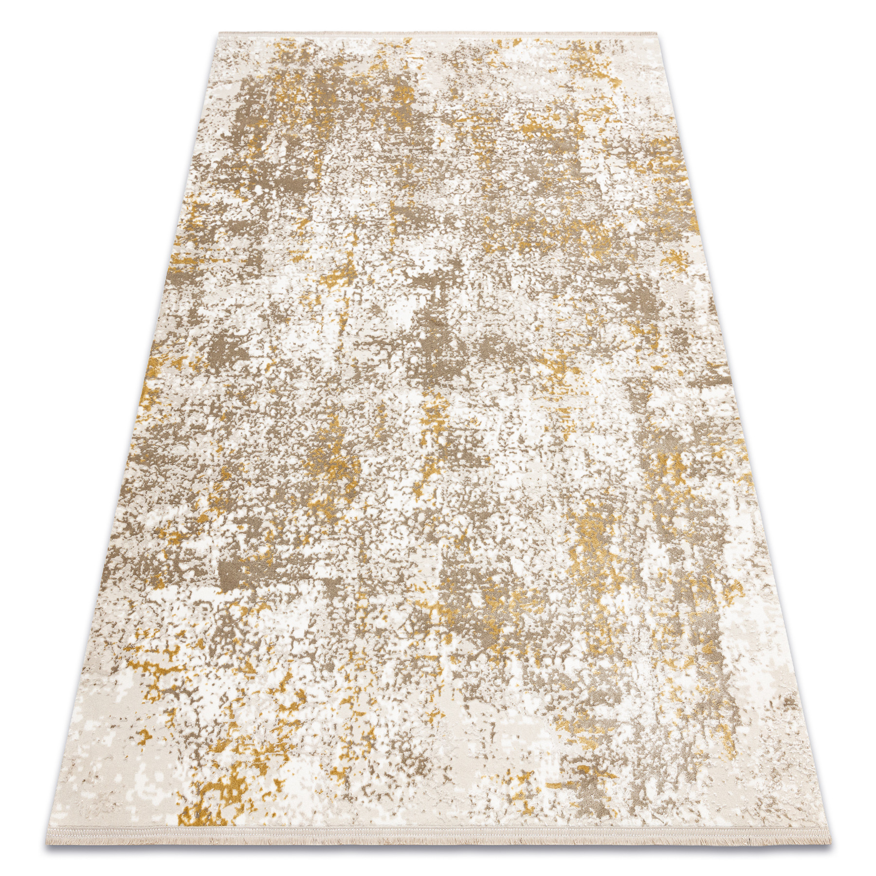 Dywan DUKE 51546 beż / złoty - Vintage, strukturalny, bardzo 80x150 cm
