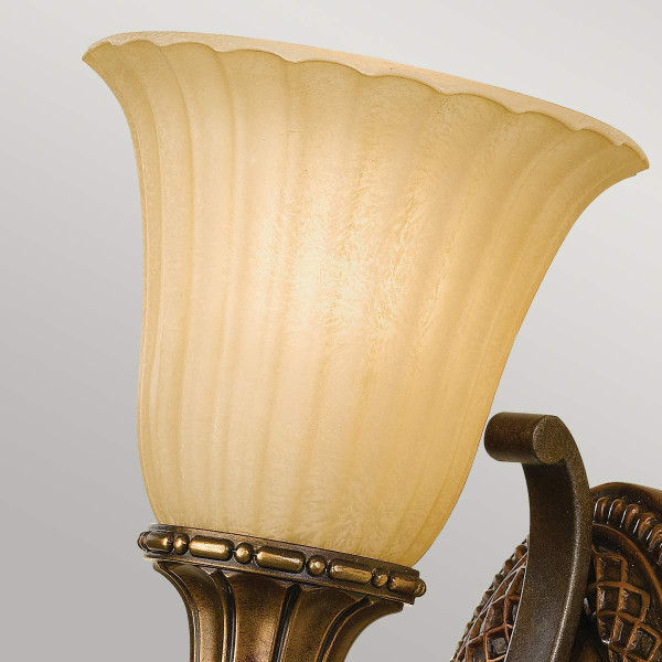 Kinkiet brązowy Kelham Hall 1xE27x60W wym:41,9x14x19,7cm IP20 Feiss