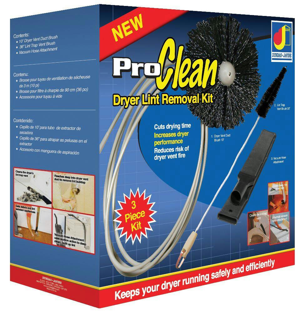 Dundas Jafine BPCK ProCleam Dryer Lint Removal/Cleaning Kit, 3-pc