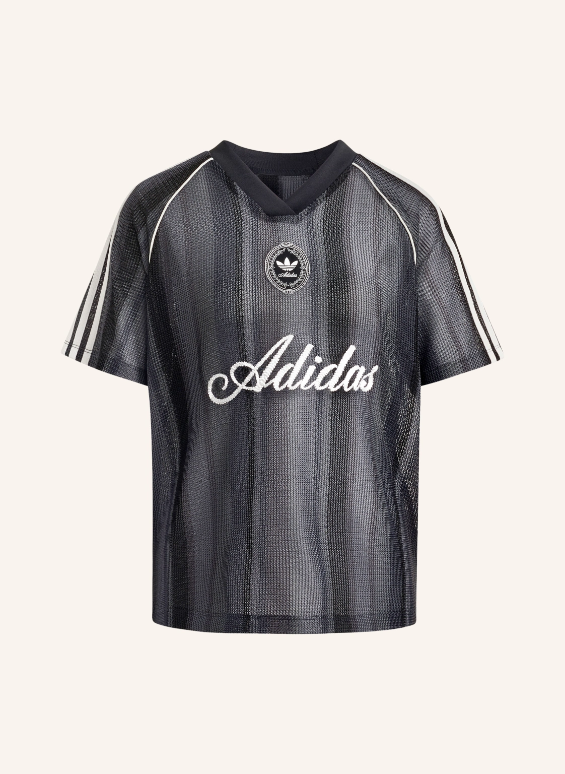 adidas Originals Strickshirt ADIDAS ORIGINALS SUMMER GLOW KNITTED OVERSIZED JERSEY