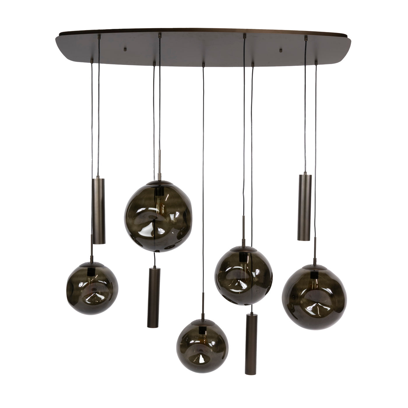Giga Living Hanglamp Stellar Pendel - Bruin Metaal - 135x60x150cm