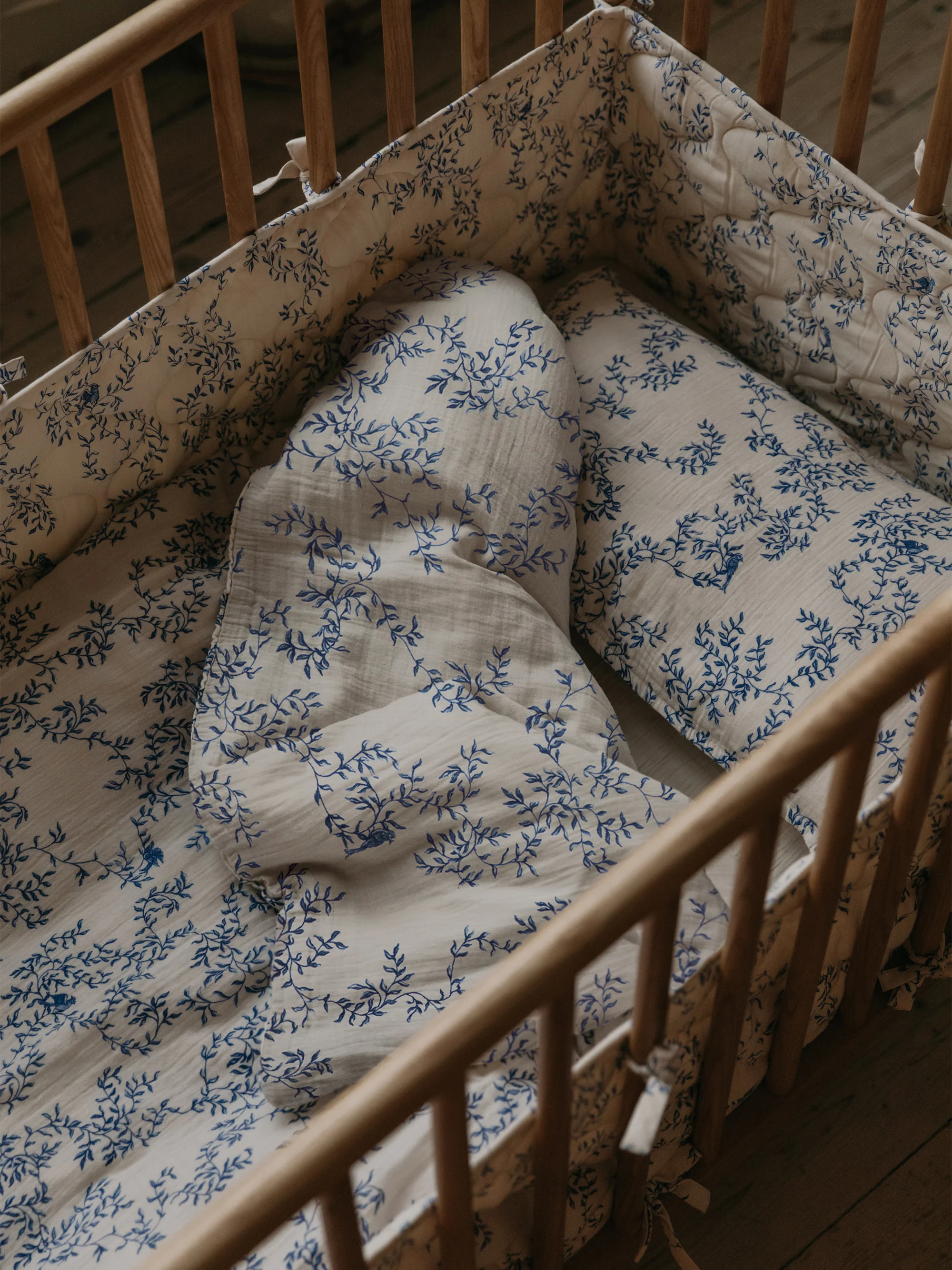 Babybettumrandung Jardim aus Baumwolle