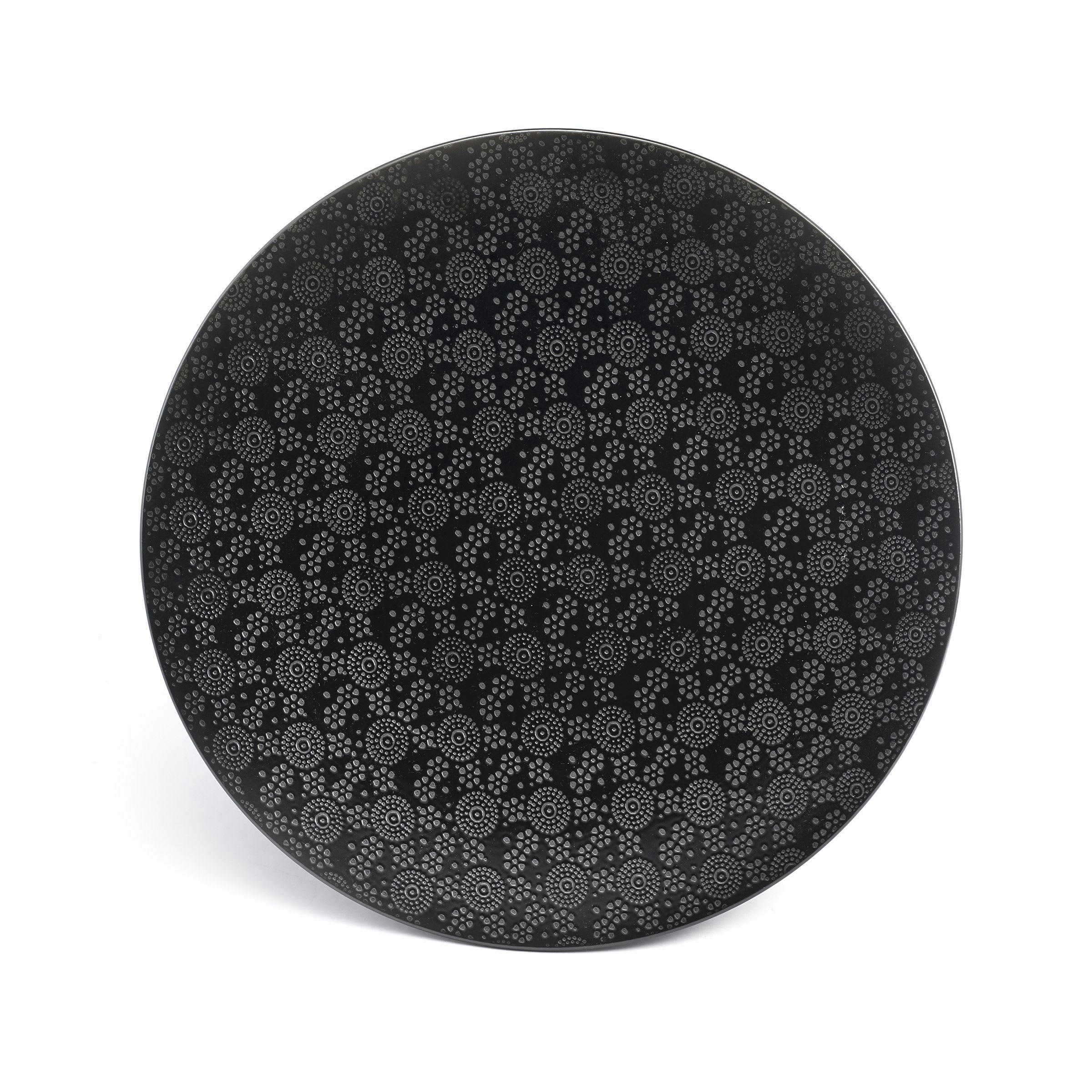 BLACK JAPAN - Service 18 pièces en Grès Noir