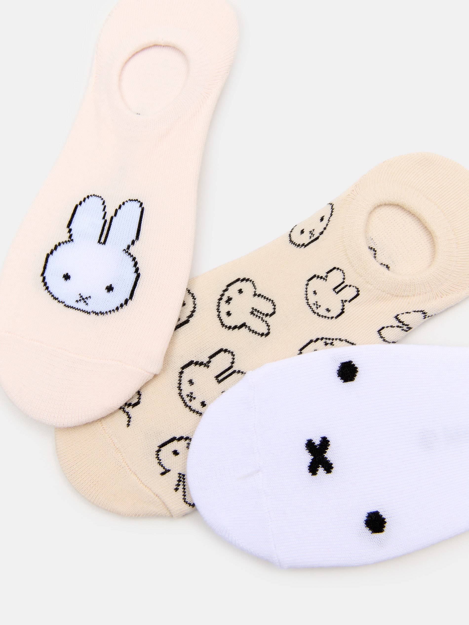 Prążkowane skarpetki 3 pack Miffy