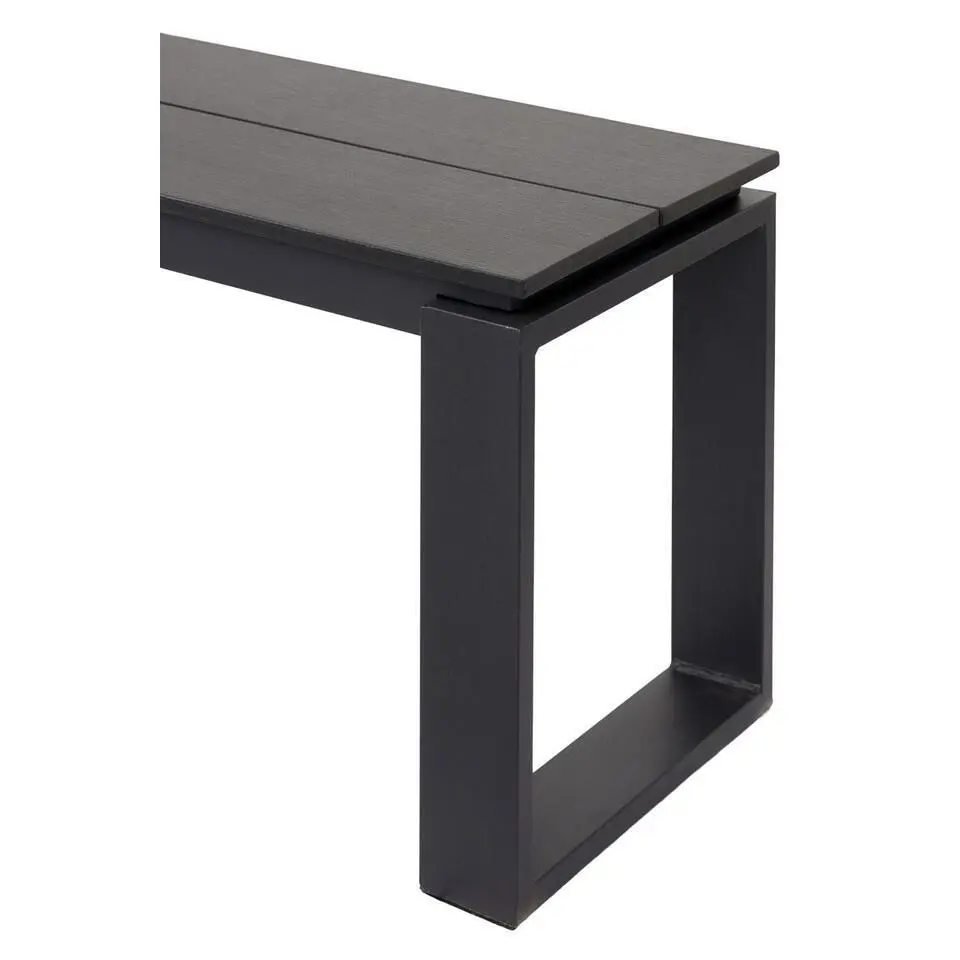 Lisomme Abel tuinbank zwart - 180 x 43 cm