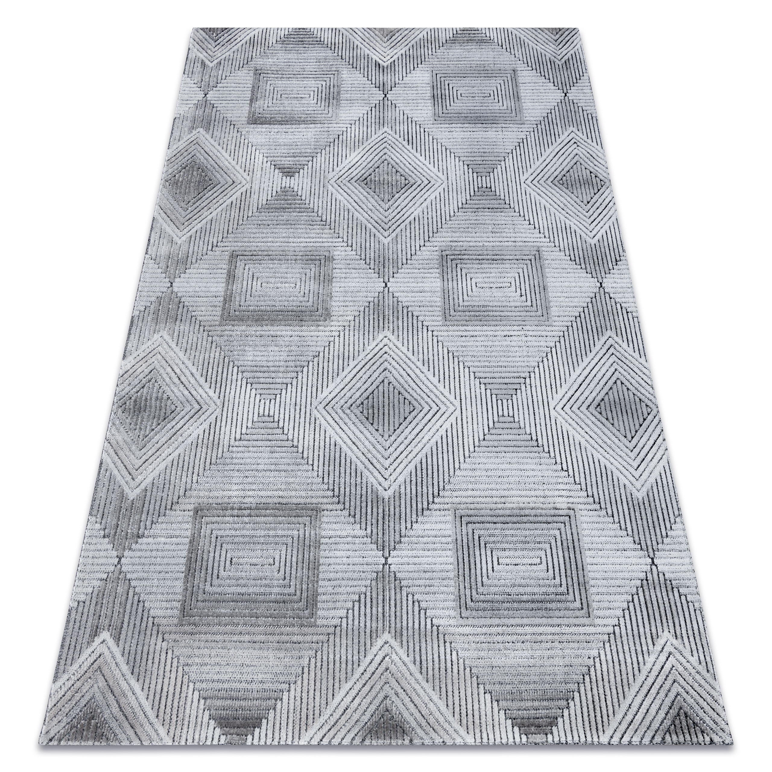 Dywan Strukturalny SIERRA G5011 Płasko tkany, dwa poziomy runa 120x170 cm