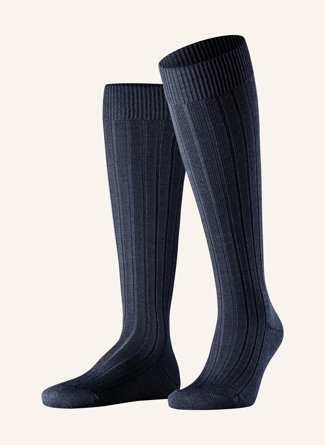 FALKE Kniestrümpfe TEPPICH IM SCHUH aus Merinowolle