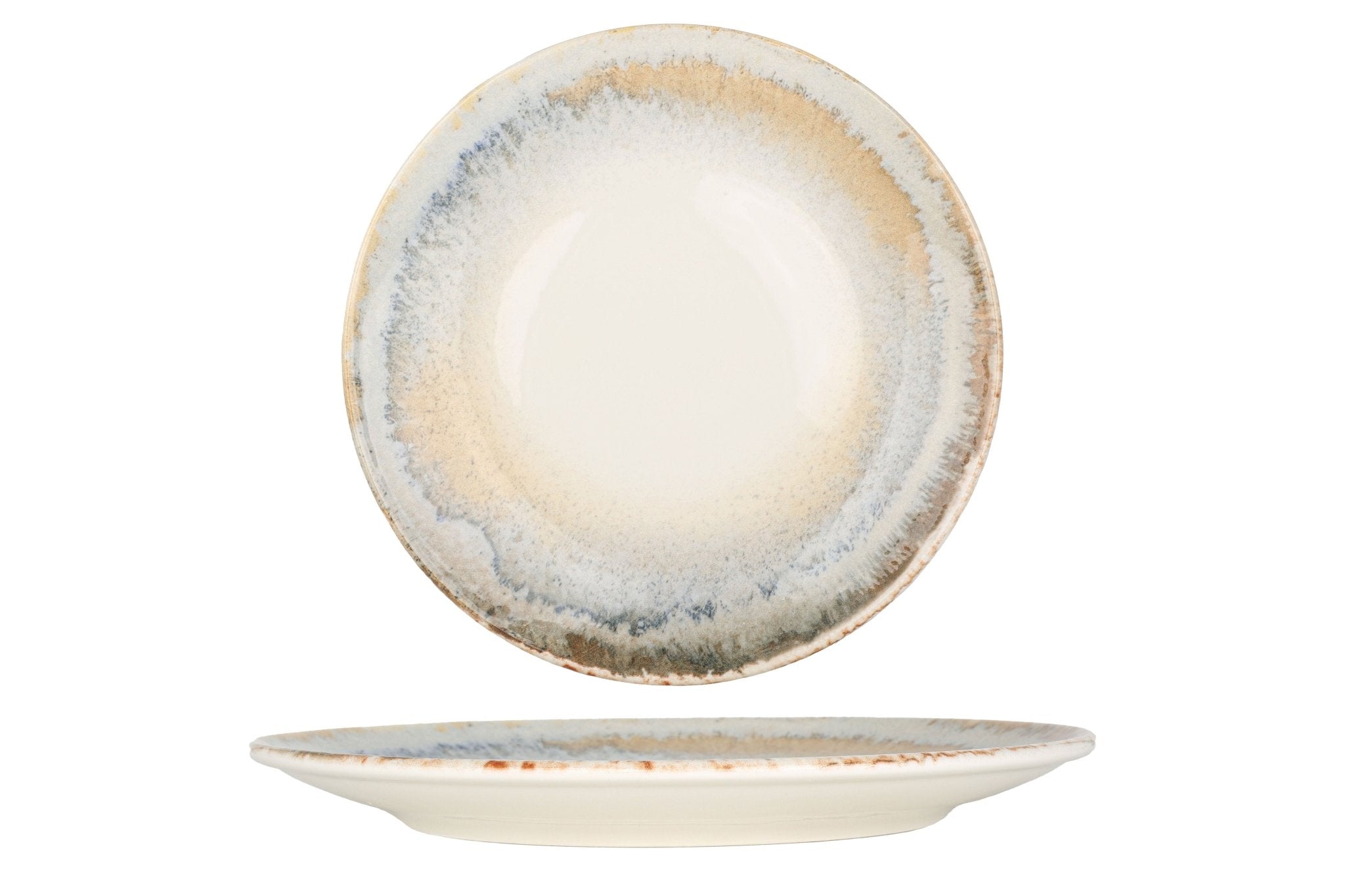 Bonna Dinerbord - Knidos - Porselein - 30 cm - set van 6